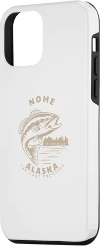 Vista 2 de Funda retro vintage para iPhone 12 mini NOME ALASKA BEAR WILDLIFE
