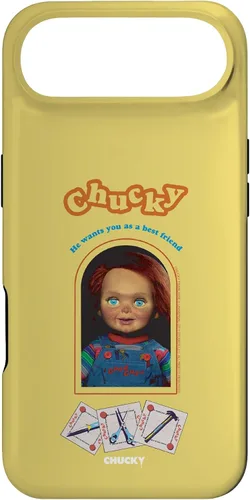 Vista 27 de Chucky Caja de estilo vintage para iPhone 17
