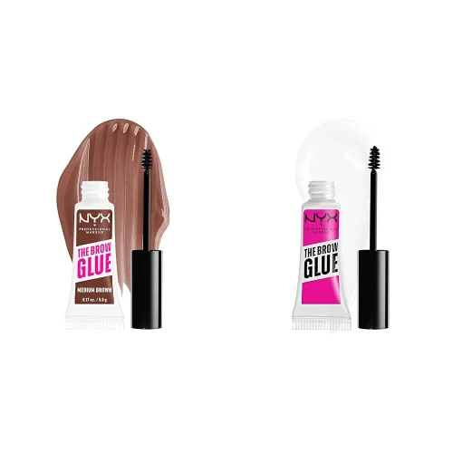 Vista 12 de NYX PROFESSIONAL MAKEUP - El pegamento para cejas, gel para cejas de fijación extrema - Transparente