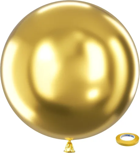 Vista 108 de Bezente Globos Naranjas de Látex para Fiestas - Paquete de 150 Globos de Helio Naranjas Mate Pequeños de 5 Pulgadas para Decoraciones de Fiestas