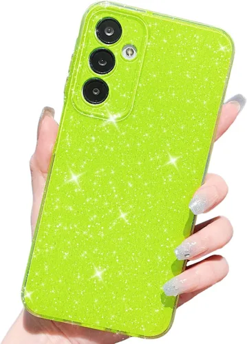 Vista 22 de MINSCOSE Funda compatible con Samsung Galaxy A14 5G, bonita funda delgada con purpurina fina, a prueba de golpes, de TPU para mujeres y niñas