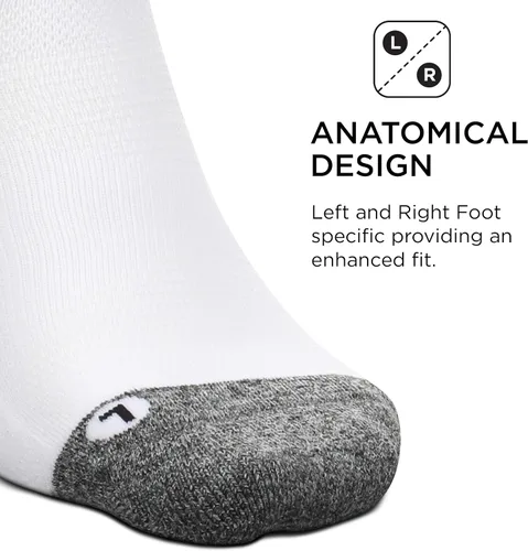 Vista 50 de Feetures Elite Light Cushion Mini Crew Sock - Calcetines deportivos con compresión dirigida