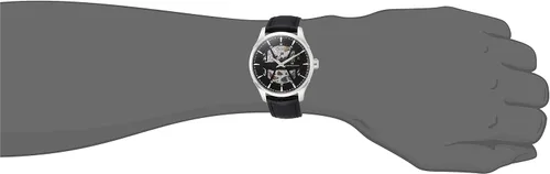 Vista 3 de Hamilton Jazzmaster Skeleton Reloj automático para hombre H42535780, Antracita, Moderno