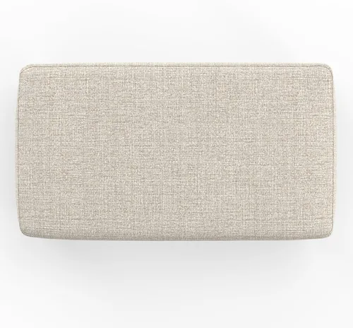 Vista 4 de SIMPLIHOME Milltown - Reposapiés rectangular (26.0 in de ancho) contemporáneo Platino