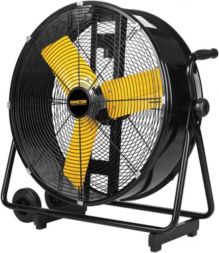 Vista 6 de Master Ventilador industrial de barril de alta velocidad de 24 pulgadas, accionamiento directo, construcción totalmente metálica con parrilla