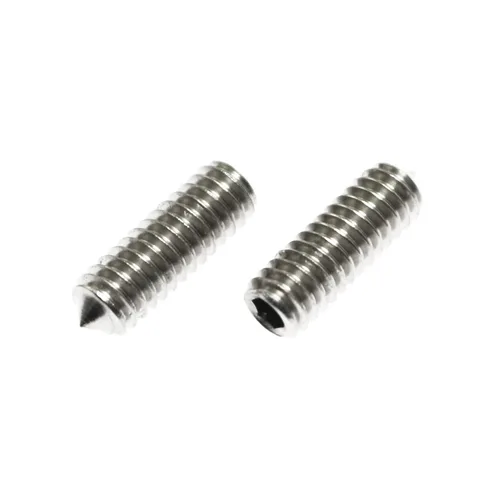 Vista 3 de Juego de tornillos Maxmoral 20 piezas #8-32 x 1/2 pulgadas de acero inoxidable con punta de cono de tornillo para manija de puerta, baño