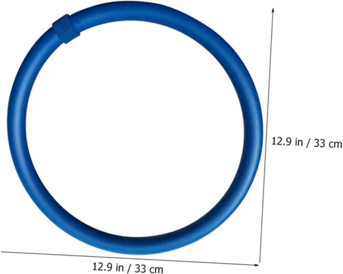 Vista 9 de 1 par de aros de brazo con peso para yoga y pilates, ejercitador de brazos para entrenamiento de fuerza, fitness y rehabilitación