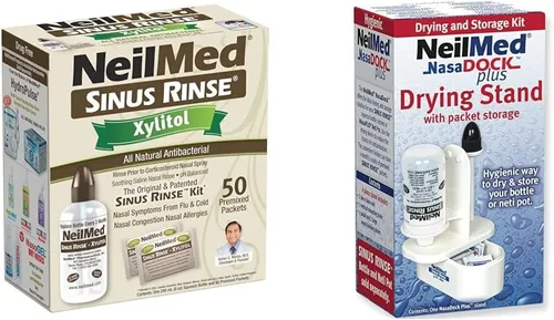 Vista 8 de NeilMed Kit de enjuague sinusal con xilitol, 50 unidades (paquete de 1)