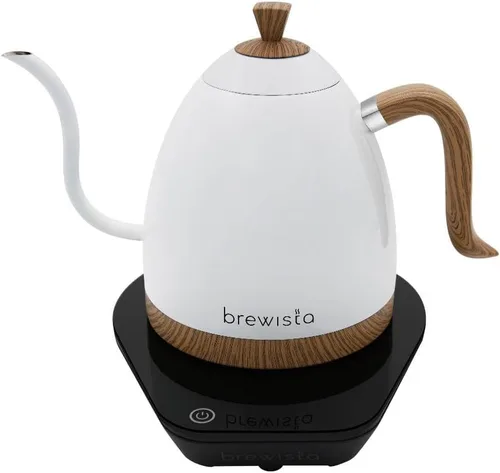 Vista 6 de Brewista Artisan - Hervidor eléctrico de cuello de cisne, hervidor de agua con panel LCD, control preciso de temperatura, hervido rápido y ajustes