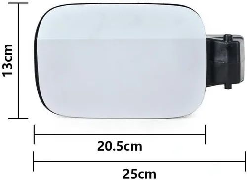 Vista 2 de Tapa del tanque de combustible sustituye a 561809857 para VW Passat 2012-2018 Tapa de puerta de llenado de combustible de color blanco pintado