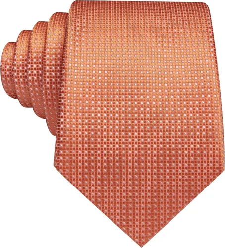 Vista 19 de Barry.Wang Corbatas de seda para hombre, diseño de lunares, gemelos cuadrados de bolsillo, gemelos para negocios, boda