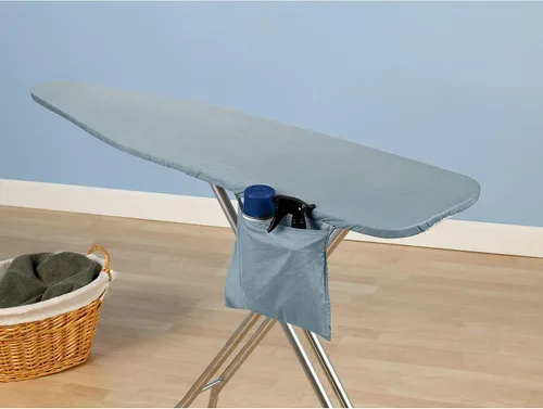 Vista 3 de Household Essentials 2002DSP Deluxe Ironing Board Pad and Cover 100% Cotton Blue Silicone Azul