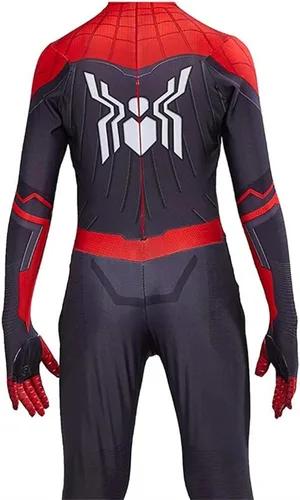 Vista 3 de Disfraz de superhéroe para niños de elastano Zentai Halloween cosplay estilo 3D