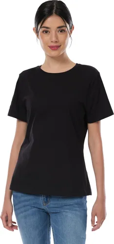 Vista 2 de May You Be Camiseta de manga corta 100% algodón suave con cuello redondo para mujer (paquete de 2, 3 unidades)