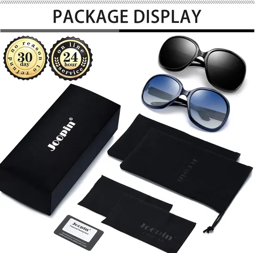 Vista 99 de Joopin Lentes de sol de gran tamaño para mujer, polarizados, grandes, para conducción, protección UV, grandes sombras