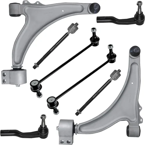 Vista 343 de Detroit Axle - Kit de brazos de control de extremo de 8 piezas para Toyota 2001-2003 Highlander 2002-2003 Camry Lexus ES300, 2 conjuntos de brazos