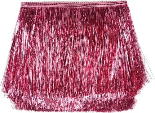 Vista 59 de YYCRAFT Fleco de Oropel de 1.75 pulgadas de Ancho Ribete de Oropel Guirnalda de Oropel Fleco para Disfraz de Baile Ribete con Efecto de Lámina
