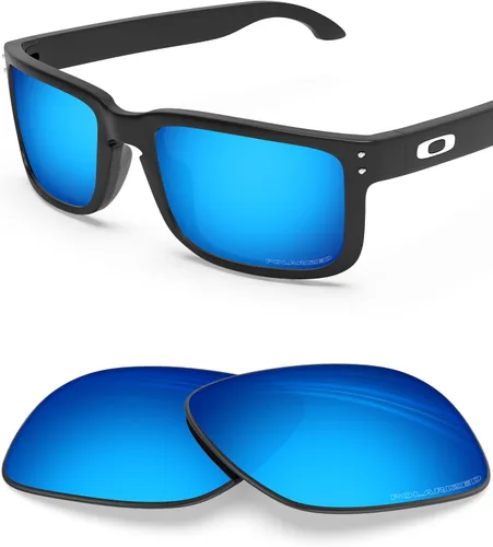 Vista 2 de BLAZERBUCK Lentes de repuesto para gafas de sol Oakley Holbrook OO9102Holbrook Asian Fit OO9244Holbrook Mix OO9384