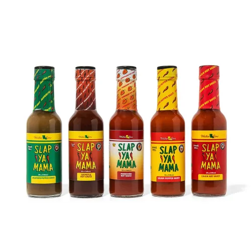 Vista 4 de Slap Ya Mama Salsa picante Chipotle, 5 onzas, sabor a pimienta ahumada