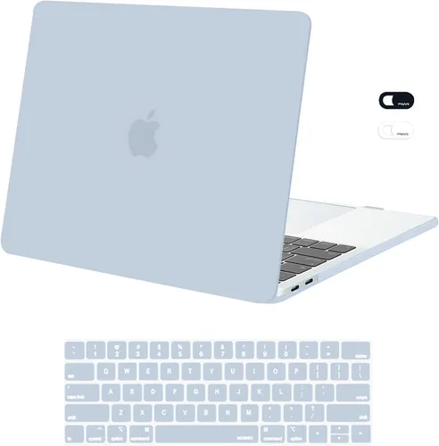 Vista 27 de MOSISO - Carcasa rígida de plástico, compatible con MacBook Pro de 13 pulgadas y cubierta para teclado y cámara web