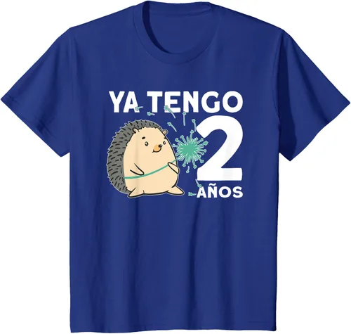 Vista 5 de Niños Niños 2 Cumpleaños erizo Ya tengo 2 años Camiseta