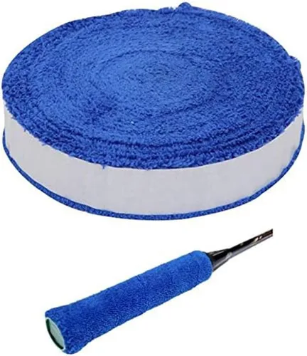 Vista 13 de ITODA Toalla de raqueta de tenis de bádminton, pegamento de mano de algodón antideslizante para sudar, raqueta de bádminton, cinta para el sudor
