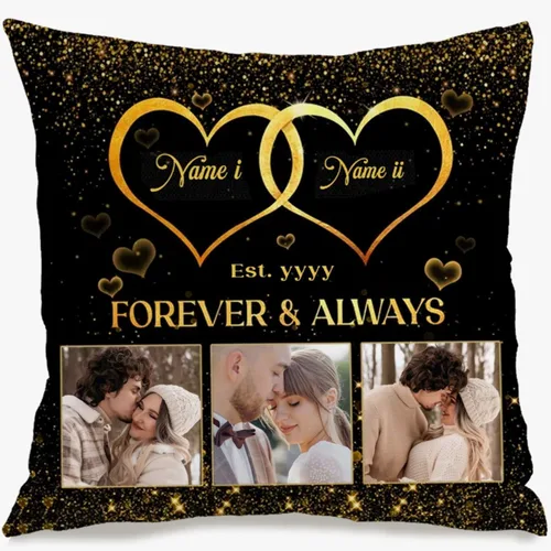 Vista 15 de One Photo Remembrance Pillow Case with Personalized Text Creating a comforting Home décor Piece That Also Brings Emotional Gift Significance