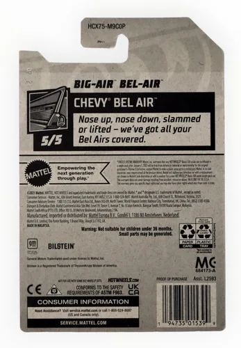 Vista 2 de Hot Wheels 2022 - Big Bel AIR - Chevy Bel Air rosa 5/5-112/250