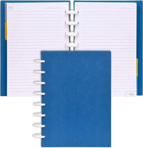 Vista 14 de Talia - Cuadernos de notas con tapas, planificador, personalizables, (Rosa de los 90, Junior (5.5 pulgadas x 8.5 pulgadas))