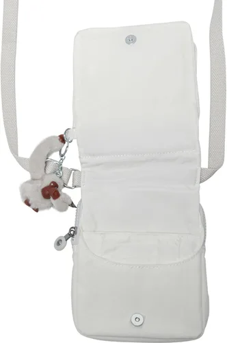 Vista 3 de Kipling Nuevo Eldorado Minibag para mujer, ligero, bolsa de viaje de nailon, Alabastro Tonal
