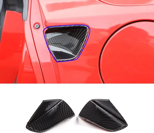 Vista 5 de Cubierta protectora de pintura para manija de puerta de automóvil, cubierta protectora de arañazos compatible con Chevrolet Corvette C7 2014 2015