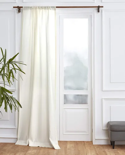 Vista 22 de Solino Home Cortina de lino europeo color beige, 52 x 96 pulgadas, filtro de luz, con bolsillo para barra, 96 pulgadas, 100% lino puro, tratamiento