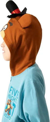 Vista 3 de Five Nights At Freddy's Big Face Freddy - Sudadera con capucha de manga larga para niño