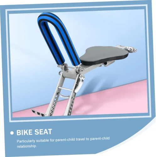Vista 4 de LIOOBO Asiento para niños y niñas para bicicletas de montaña, aleación de aluminio, pedal de descanso seguro para niños y niñas