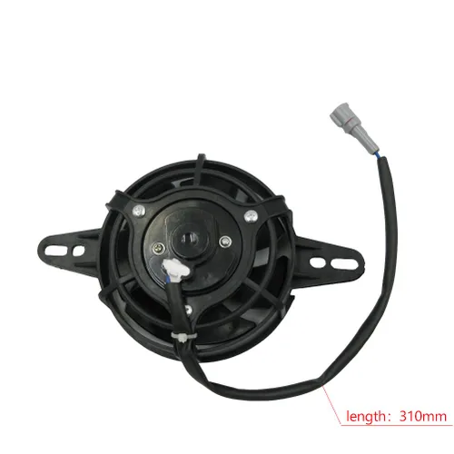 Vista 6 de OTOM - Ventilador de refrigeración universal para motocicleta, enfriador de aceite, enfriador de agua, ventilador eléctrico de 4 pulgadas y 5