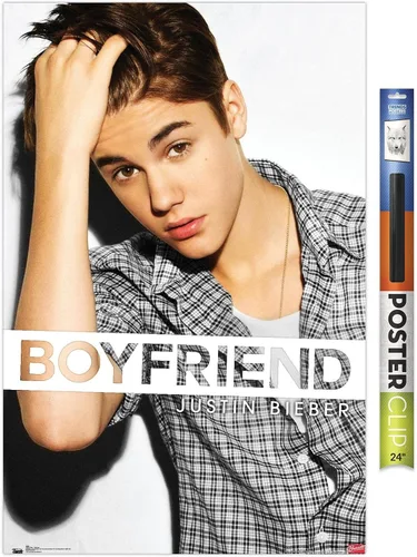 Vista 18 de Trends International Justin Bieber - Póster de pared de novio, 14.725 x 22.375 pulgadas, versión enmarcada de madera de granero Versión enmarcada