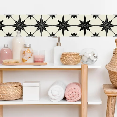 Vista 7 de 16 calcomanías decorativas para azulejos estilo mandala, autoadhesivas, removibles, para salpicaduras, cocina, baño, muebles, escaleras, decoración