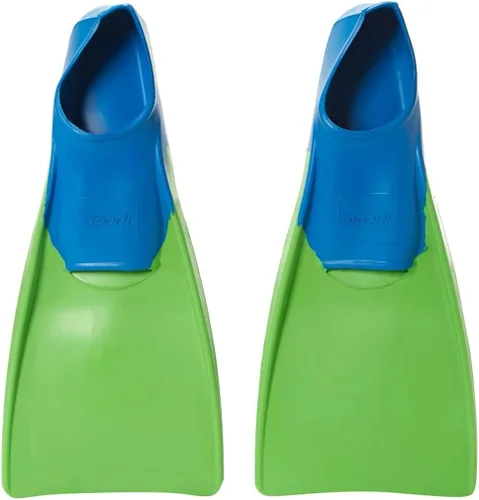 Vista 10 de Sporti Aletas de natación para adultos y niños para natación en piscina - Aletas flotantes largas para natación y snorkel - Aletas de natación
