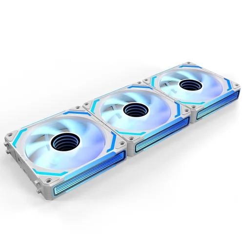 Vista 10 de AsiaHorse COSMIQ - Ventiladores RGB de 120 mm para PC, ventiladores de caja de computadora, ventilador de refrigeración PWM de 5V con conector de 3
