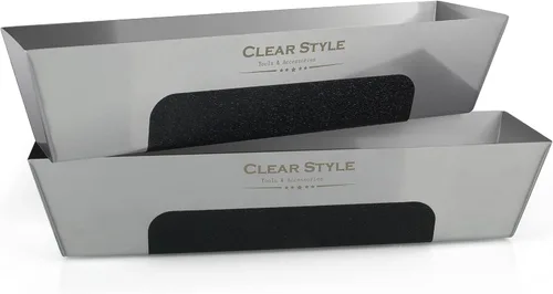 Vista 5 de Clear Style Bandeja de lodo de acero inoxidable de 14 pulgadas, 1 paquete
