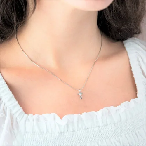 Vista 2 de Onepurposegifts Regalos de primera comunión para niñas y mujeres regalo cristiano collar de primera comunión