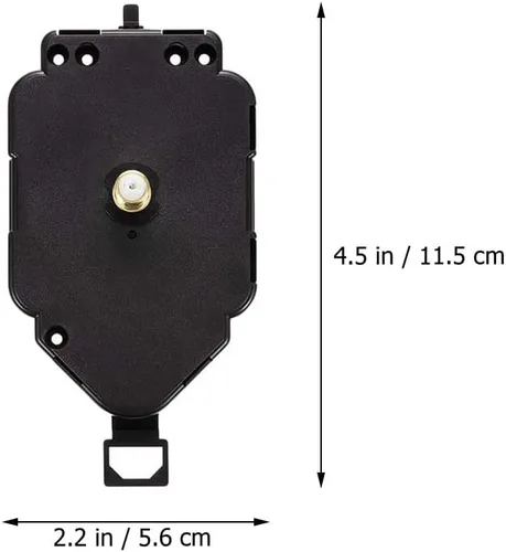 Vista 2 de Gatuida Reloj de pared, 1 Unidades de accesorios de reloj de péndulo, suministros de escalonamiento, mecanismo de reloj de plástico
