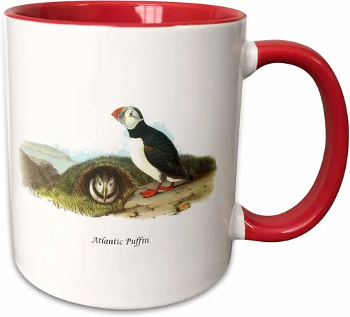 Vista 16 de 3dRose, Taza negra bicolor de 11 oz, negro/blanco