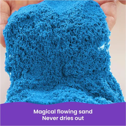 Vista 2 de Kinetic Sand, paquete de 10 contenedores de castillo de 10 colores de arena de juego para recuerdos de fiesta, bolsas de regalo, regalos