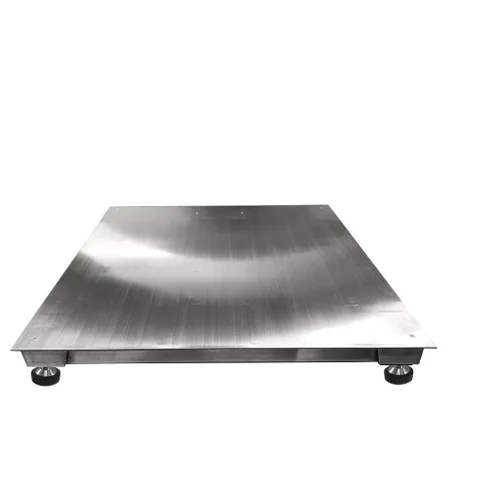 Vista 2 de SellEton SL-800-SS NTEP 48 x 48 pulgadas (4 x 4 pies) (legal para comercio) báscula de piso de lavado de acero inoxidable, 5,000 libras x 1 libra