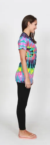Vista 5 de Colortone Camisetas de teñido anudado 100% algodón para niños