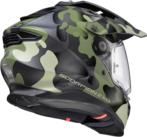 Vista 3 de ScorpionEXO XT9000 - Casco integral de fibra de carbono para motocicleta de aventura con visera Pinlock Ready, bolsillos para altavoz listos