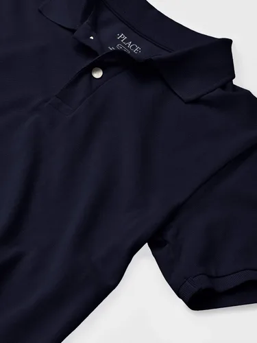 Vista 5 de The Children's Place Boys' Short Sleeve Pique Polo, 2 Pack
