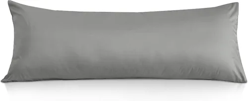 Vista 14 de Leeden - Funda de almohada de algodón para el cuerpo de 800 hilos, ultrasuave y transpirable para adultos, cierre de sobre, 21 x 54 pulgadas