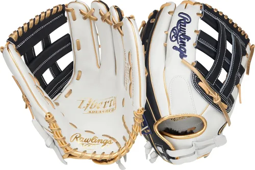 Vista 13 de Rawlings Guantes de sóftbol Liberty Advanced Color Series Fastpitch Tamaños 11.75 a 13 pulgadas Múltiples estilos